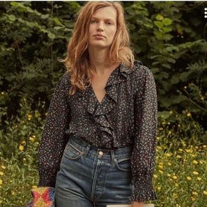 Doen Hardy Top Songbird Paisley Size XS